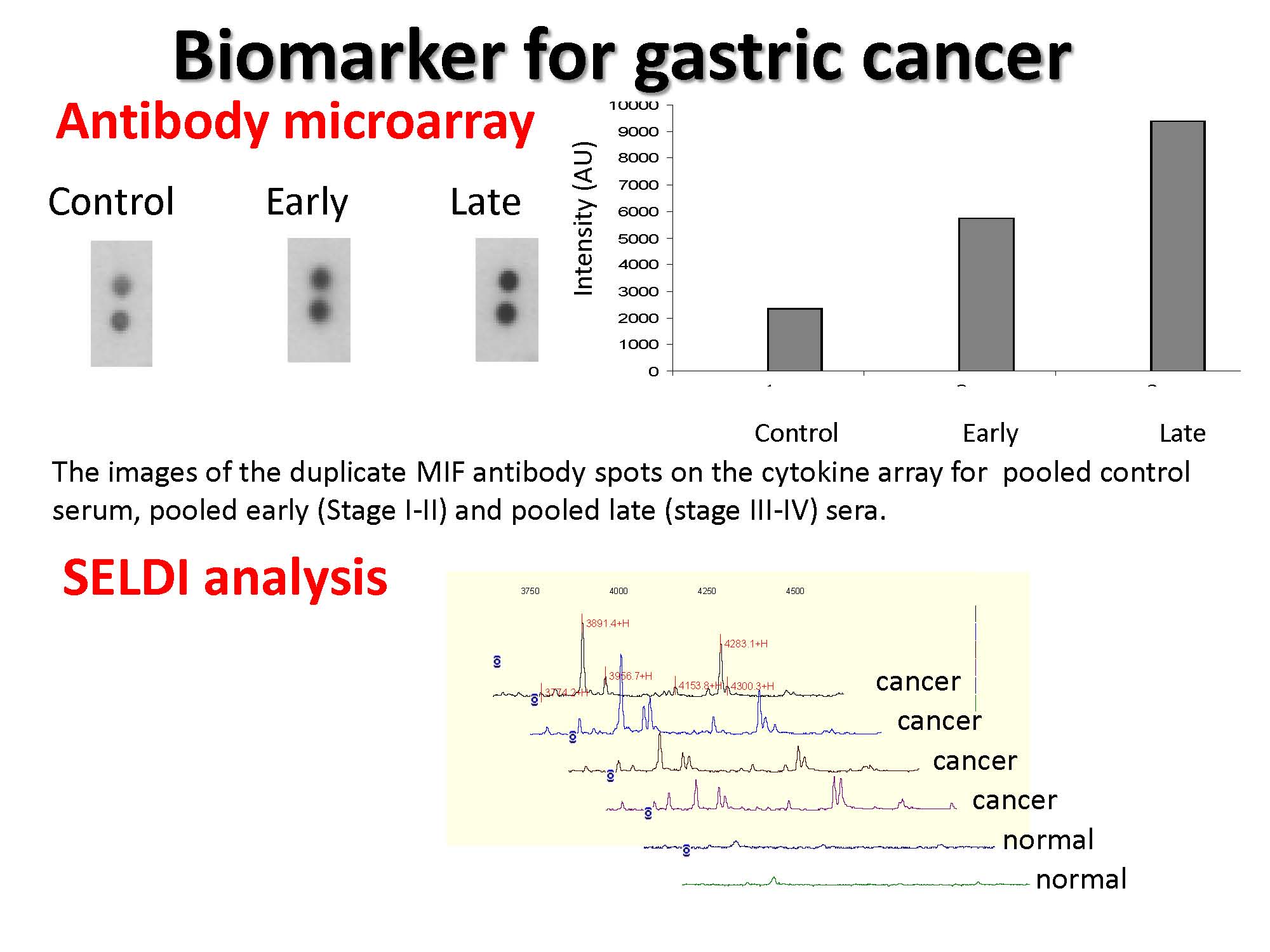Stomach Cancer Biomarkers